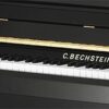 Piano acoustique droit C.BECHSTEIN 116 MILLENIUM Noir Brillant Clavier de piano C. Bechstein noir