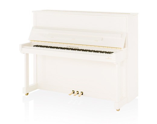 Piano acoustique droit C.BECHSTEIN 124 CLASSIQUE Blanc Brillant Piano acoustique droit C.BECHSTEIN 124 CLASSIQUE Blanc Brillant