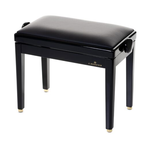 banquette-bechstein-cuir-noir Banquette Cuir - Noir Brillant