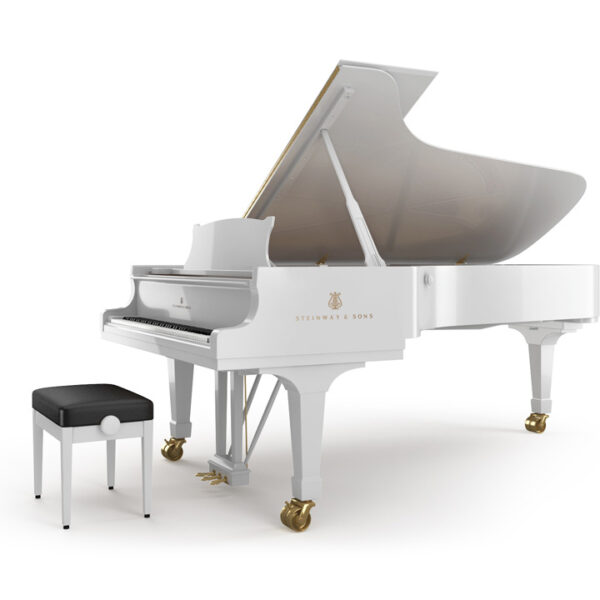 Piano à queue STEINWAY & SONS D-274 Blanc Brillant Piano à queue STEINWAY & SONS D-274 Blanc Brillant