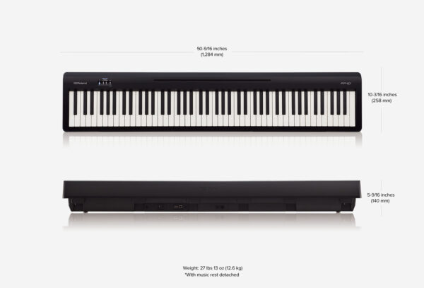 Piano numérique portable ROLAND FP10 Noir Mat Piano numérique portable ROLAND FP10 Noir Mat
