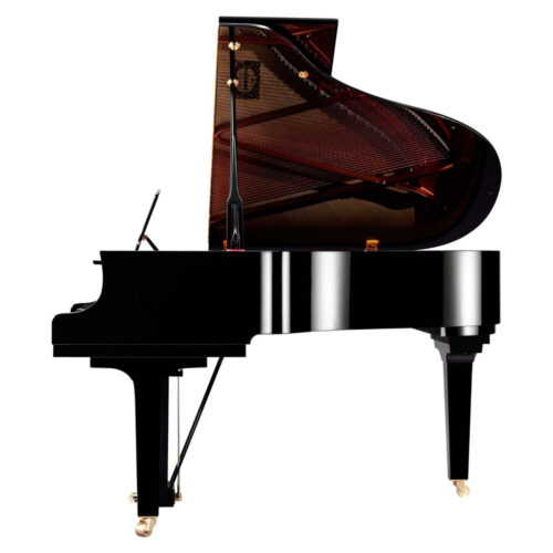 Yamaha cx noir brillant de profil