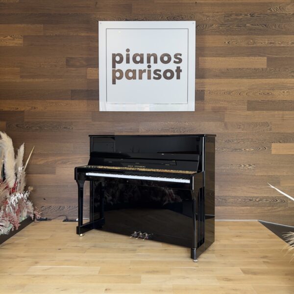 Piano droit d'Occasion WILH.STEINBERG | noir brillant - pianos parisot Piano droit d'Occasion WILH.STEINBERG | noir brillant - pianos parisot
