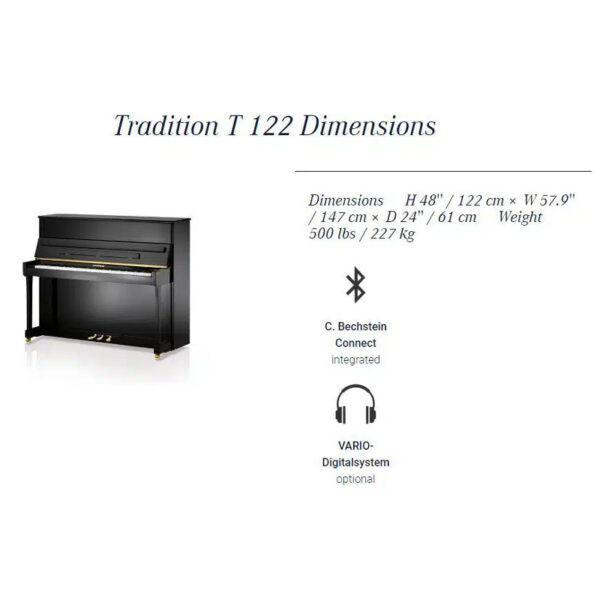tradition t122 noir brillant