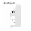 B30 Transacoustic Blanc Brillant Chromé